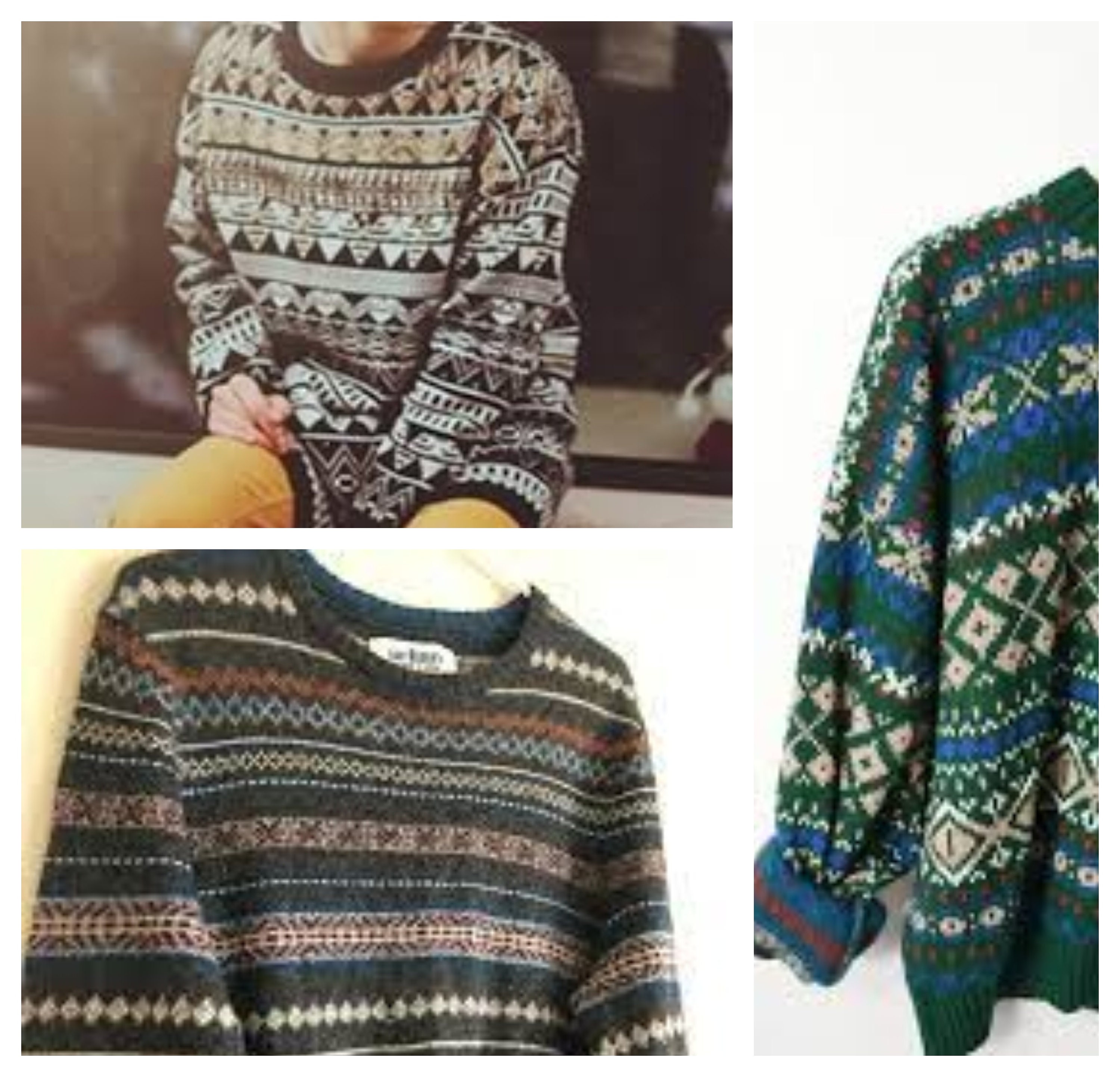 Grandpa Sweater Vintage - Etsy