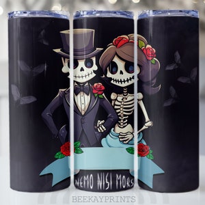 Gothic Wedding Tumbler Sublimation Design: Mr & Mrs Last Name (Digital Download)
