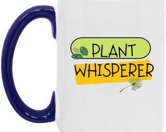 Plant Whisperer Mok, Drinkware voor Plant Lover Mok, Gardener Gift Mug, koffie kopje Verjaardag Gift Idea-15 oz, Feestdagen gifting, stocking gifting
