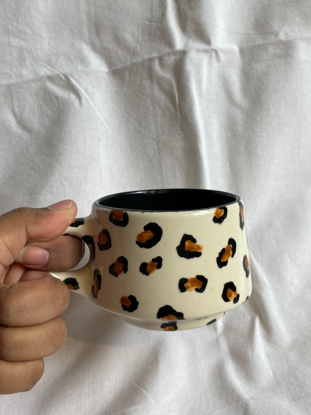 Cheetah Print Mug / Animal Print Mug / Hand Made Mug - Etsy