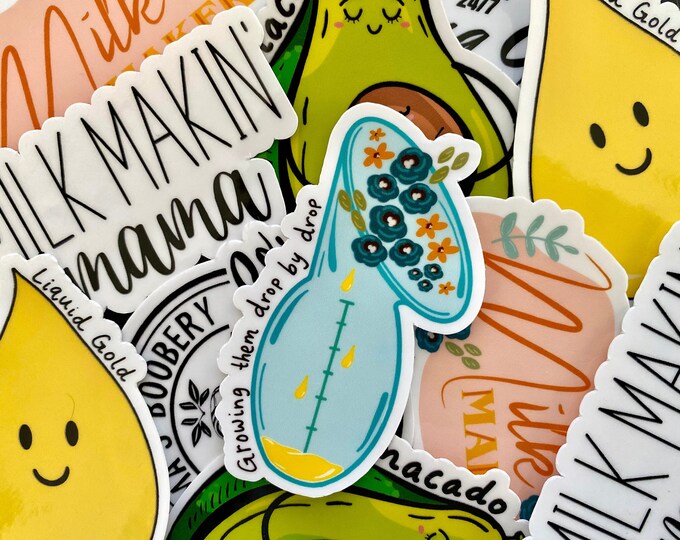 Breastfeeding Stickers Breastfeeding Sticker Pack Etsy