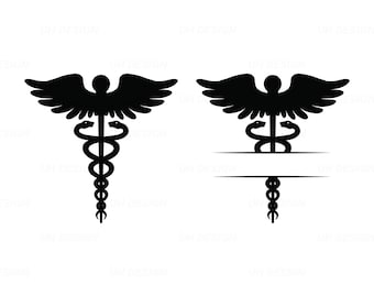 Medical Symbol Monogram Name SVG Digital Instant Download for Cricut, Silhouette