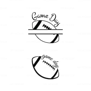 Game Day GameDay Football SVG Digital Instant Download for Cricut, Silhouette