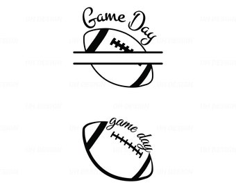 Game Day GameDay Football SVG Digital Instant Download for Cricut, Silhouette