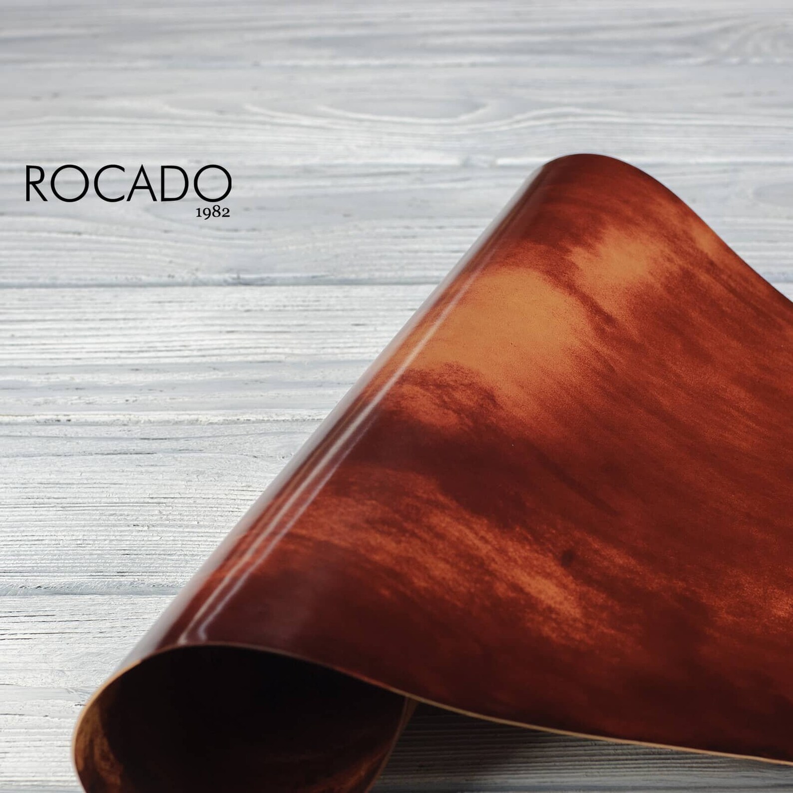 Rocado Marbled Siena, Shell Cordovan, Vegetable Tanned Leather, Italian ...