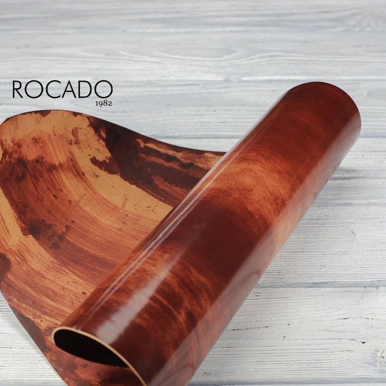 Rocado Marbled Siena, Shell Cordovan, Vegetable Tanned Leather, Italian ...