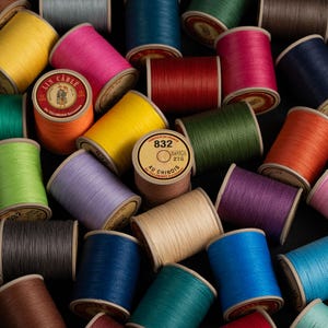 Fil au Chinois vaxad linnetråd #832 (0,43 mm) "Lin Cable" Tillverkad i Frankrike