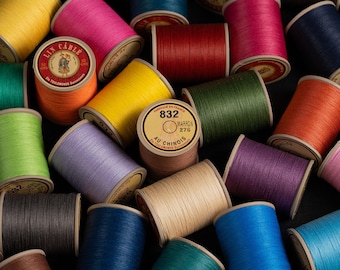 Fil au Chinois Waxed Linen Thread #832 (0.43mm) &quot;Lin Cable&quot; Made in France