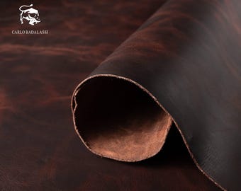Badalassi Carlo - Wax - Tabacco 1.6-1.9mm, Squared Shoulder, Vegetable Tanned Leather, Italian Genuine Cowhide