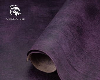 Badalassi Carlo - Pueblo - Prugna 1.4-1.6mm, Squared Shoulder, Vegetable Tanned Leather, Italian Genuine Cowhide