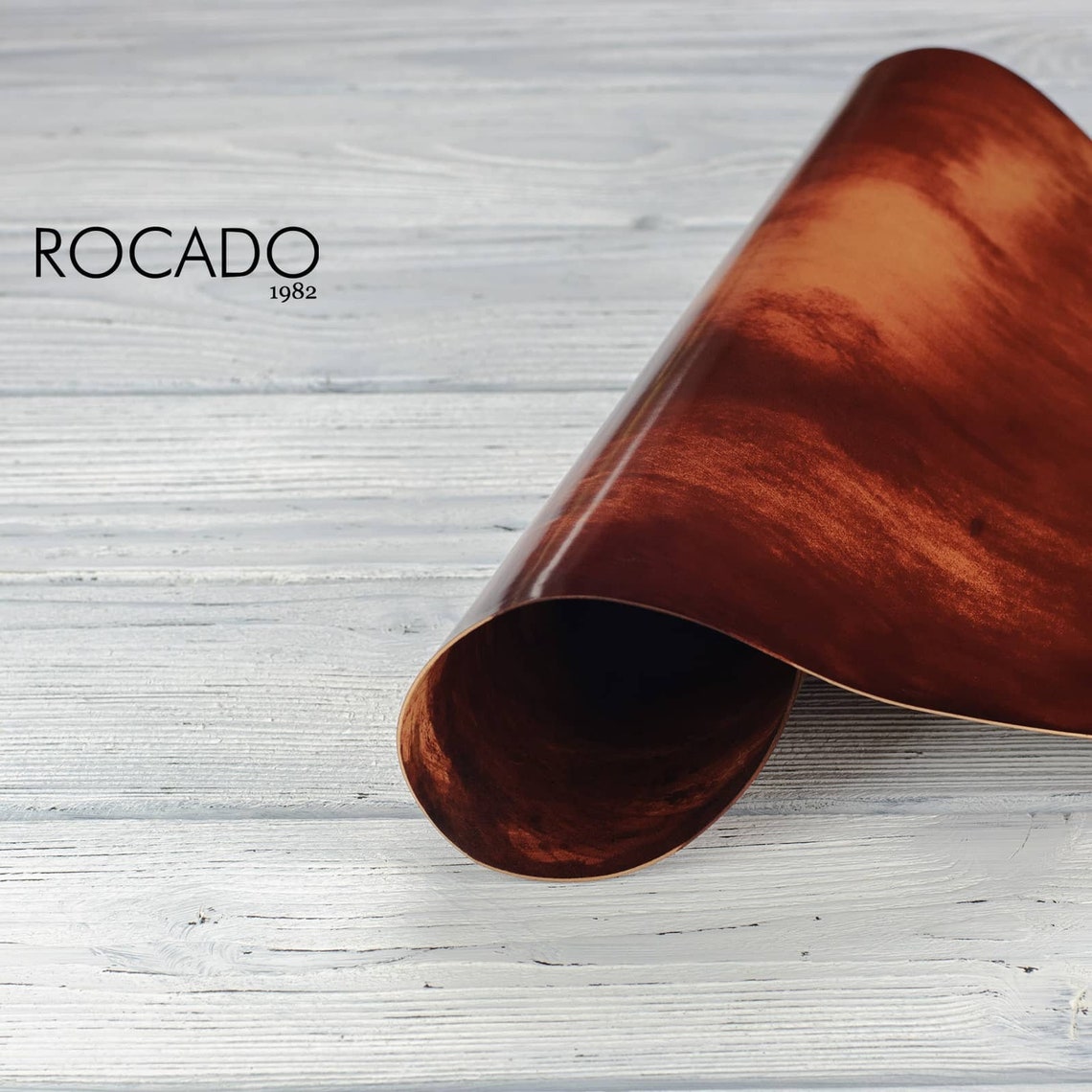 Rocado Marbled Siena, Shell Cordovan, Vegetable Tanned Leather, Italian ...
