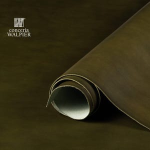 Walpier - Buttero - Olive 19 - 1.2-1.4mm, Squared Shoulder, Vegetable Tanned Leather, Italian Genuine Cowhide