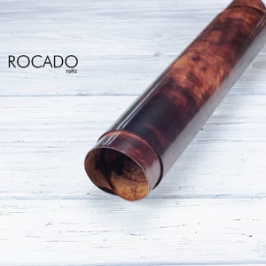Rocado Jaspeado - Borgoña, Cordobán Concha, Cuero Curtido Vegetal, Cuero Italiano