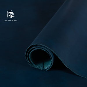 Carlo Badalassi - Minerva Smooth - Nazionale 1,2-1,4 mm, Carré d'épaule, cuir au tannage végétal, cuir de vachette italien véritable