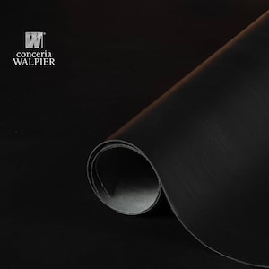 Walpier - Buttero - Black 100 - 1.2-1.4mm, Squared Shoulder, Vegetable Tanned Leather, Italian Genuine Cowhide