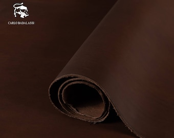 Badalassi Carlo - Minerva Smooth - Castagno 1.2-1.4mm, Squared Shoulder, Vegetable Tanned Leather, Italian Genuine Cowhide