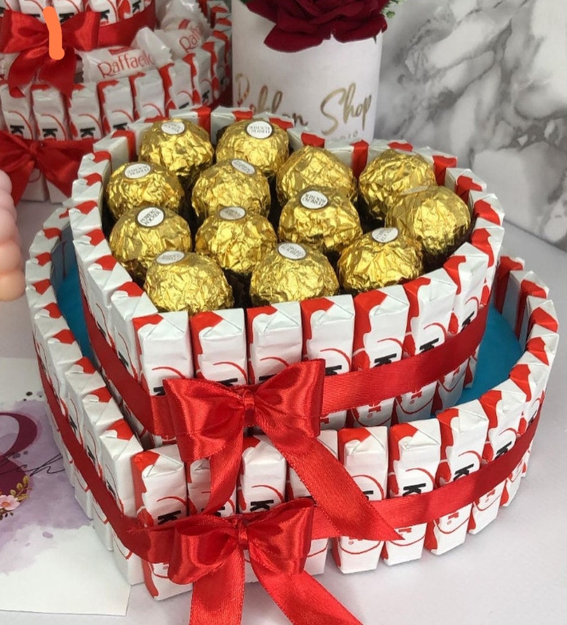 Giant Ferrero Gift Box, Kinder Gift Box Ferrero Rocher, Chocolate Gift