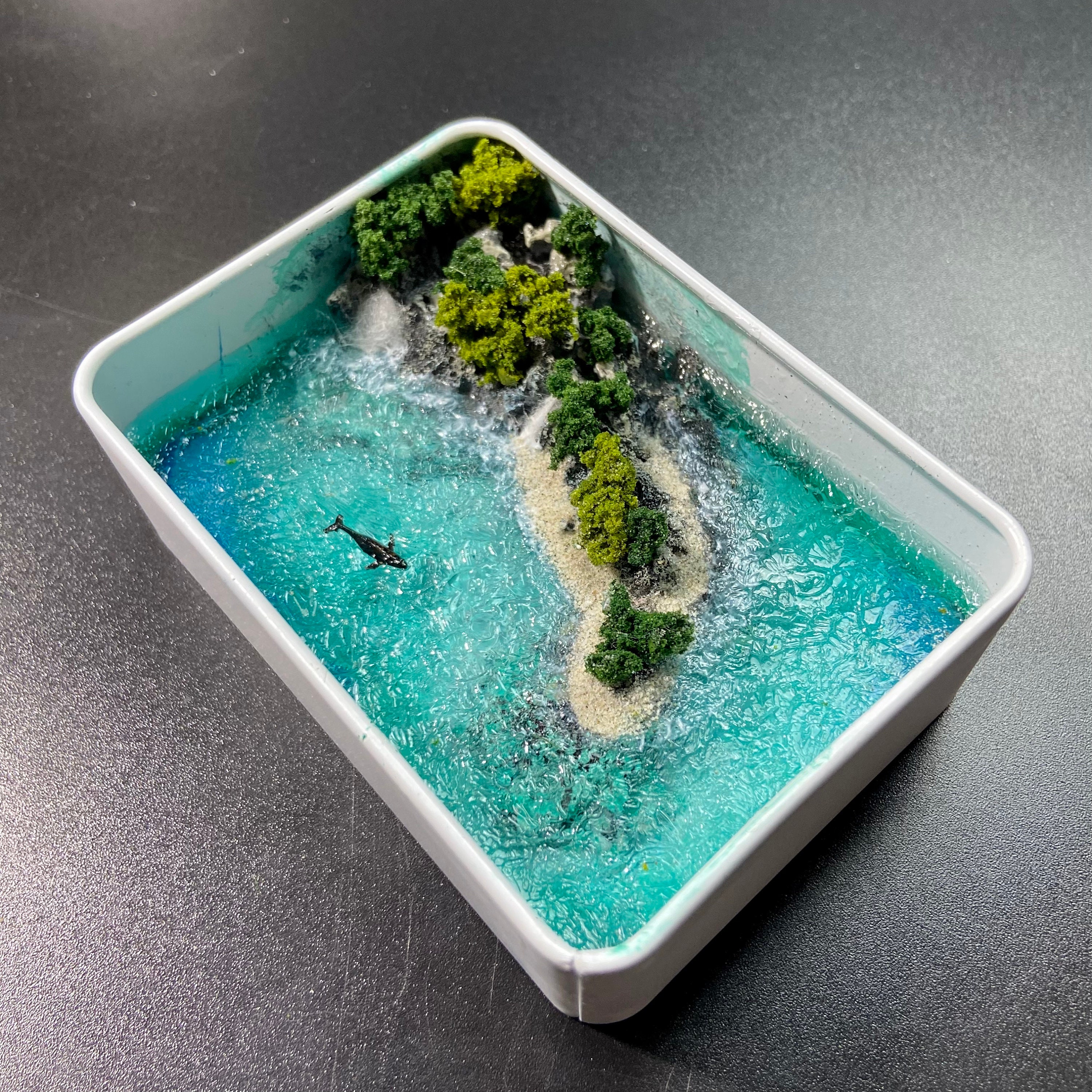 Lot de 22 Micro-paysages de Plage Miniatures Miniature de Plage Jouets  Miniatures Décoration Décoration de Plage d'océan DIY Accessoire pour
