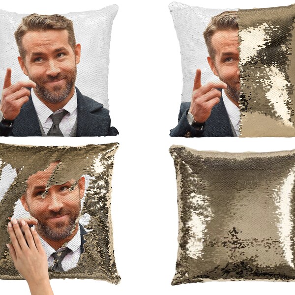 Ryan Reynolds Sequin Etsy