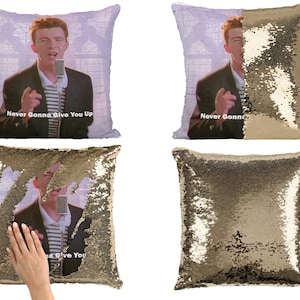 Rickroll meme - Rickroll - Pillow