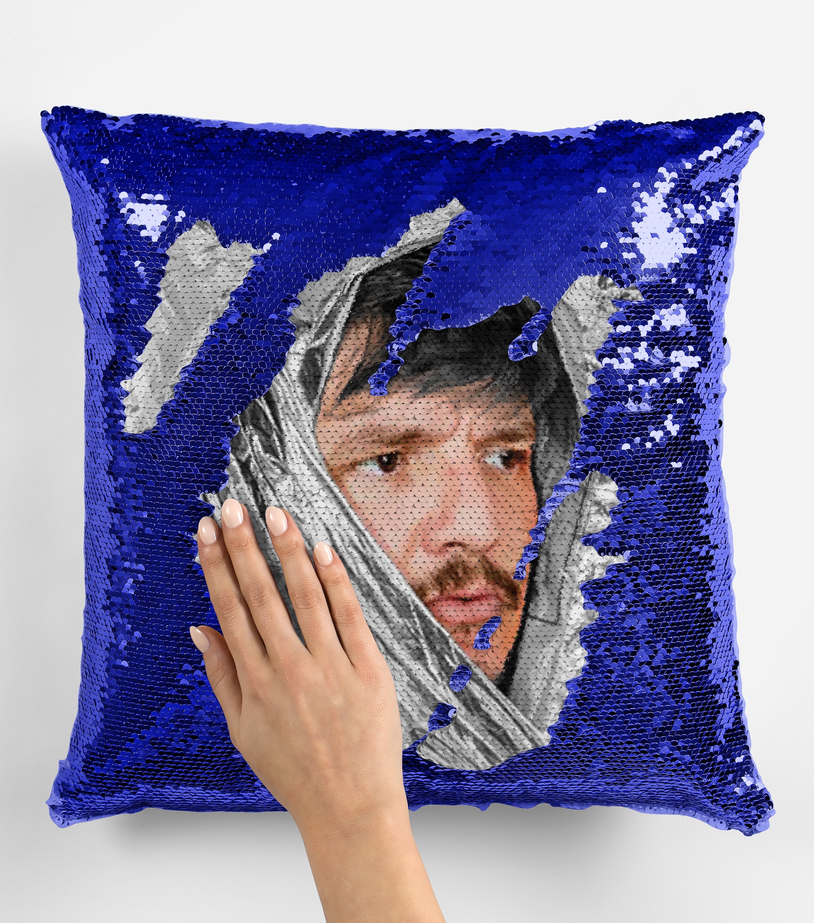 Pedro Pascal Pedrito Burrito Sequin Pillow Cover, Funny Pedro Pascal