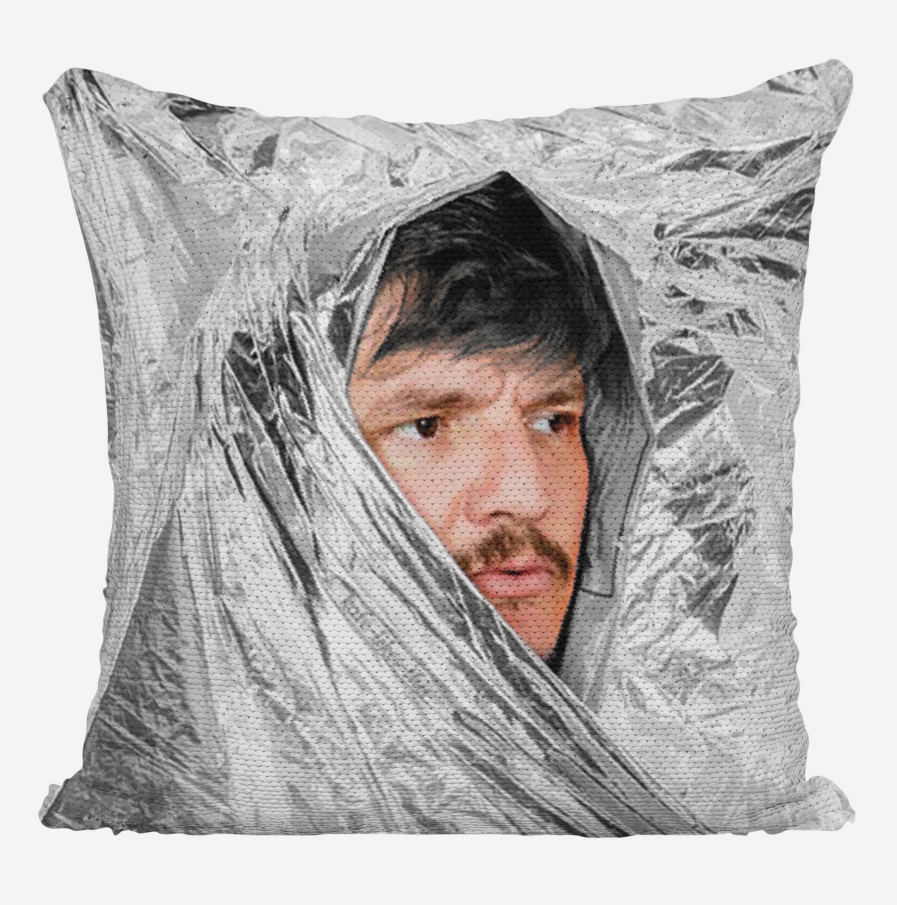 Pedro Pascal Pedrito Burrito Sequin Pillow Cover, Funny Pedro Pascal