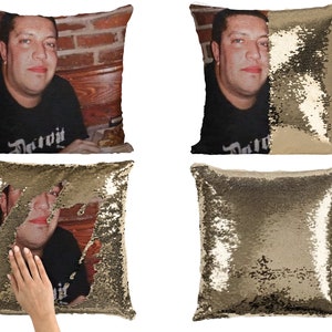 Sal Vulcano Impractical Jokers Sequin Pillow Case Celebrity - Etsy Denmark