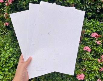 Papel con semillas hecho a mano, impresión en casa en papel con semillas, papel plantable a granel, papel ecológico 250 GSM