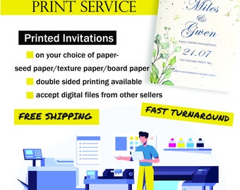 Professional Printing Services | Print On Demand | Printing On All Sizes & Papers | DIY Invite | Print Digital Invite | Digital Printing