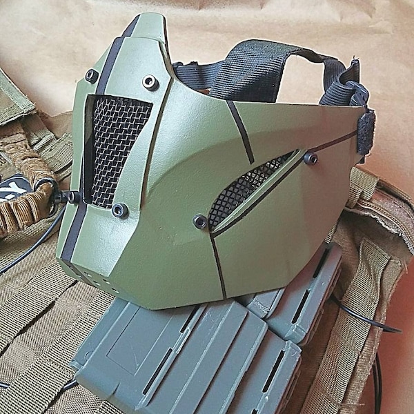 Airsoft Mask 3D Print Stl Files