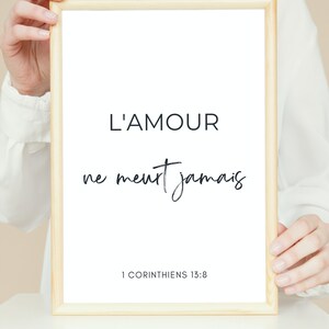 Tableau Toile Verset De Prière - Impression Haute Qualité 30x40 Cm - Décoration Murale Salon Ou Chambre - Style Moderne Sans Cadre