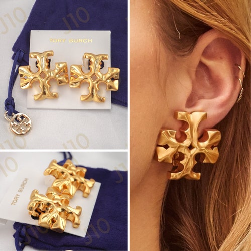Tory Burch Roxanne Exaggerated Large Statement Stud Earrings - Etsy Canada