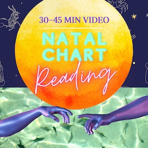 Natal Chart Reading Video, Birth Chart Reading, Birthday Gift