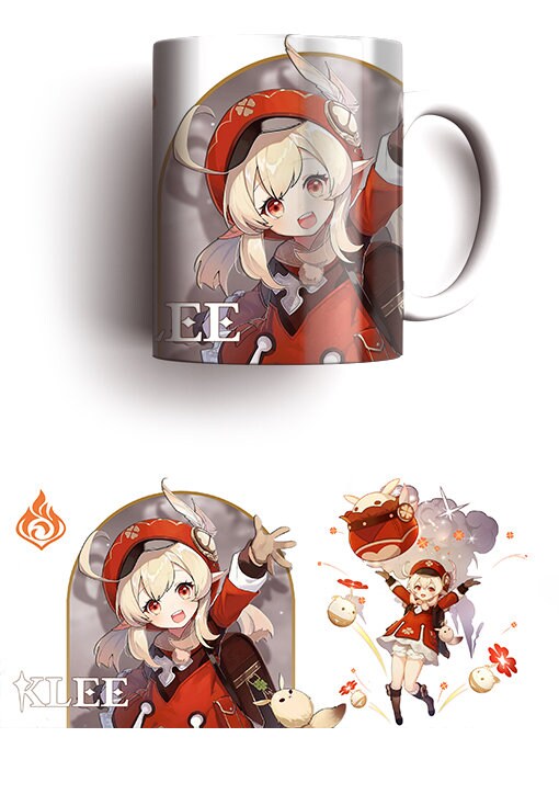Pyro Mug Mug Genshin Impact Magic and Normal Klee Pyro - Etsy