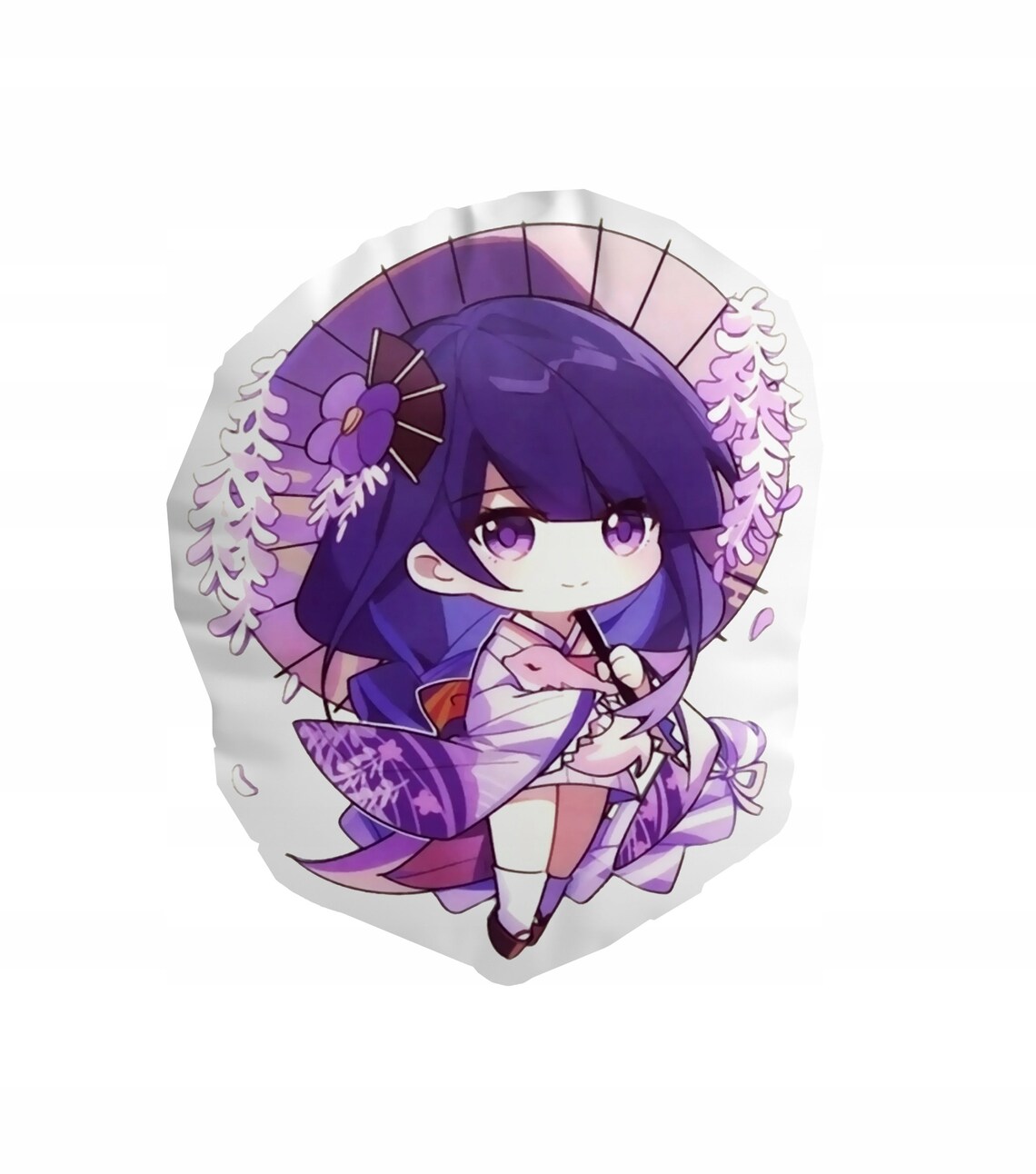 Pillow Chibi Genshin Impact Raiden Shogun Etsy