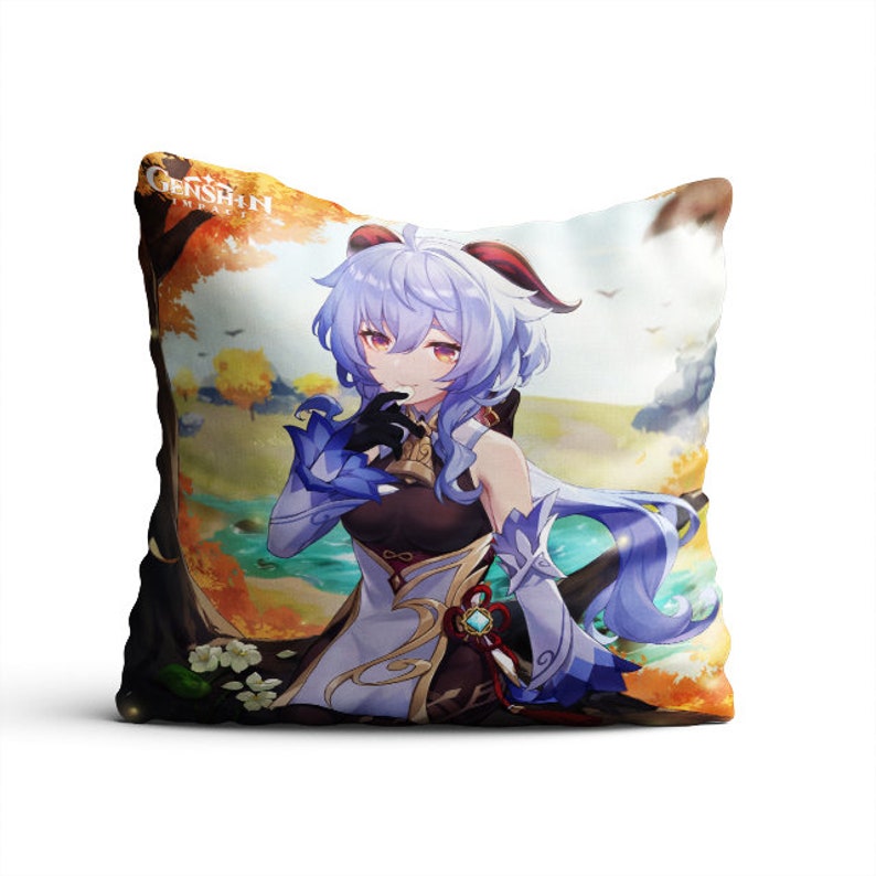 Pillow Genshin Impact Ganyu Etsy