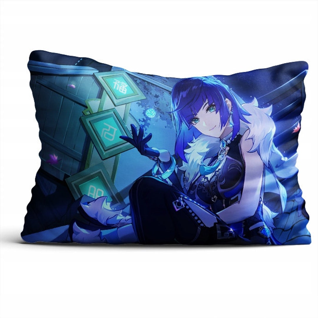 Pillow Genshin Impact Yelan Etsy