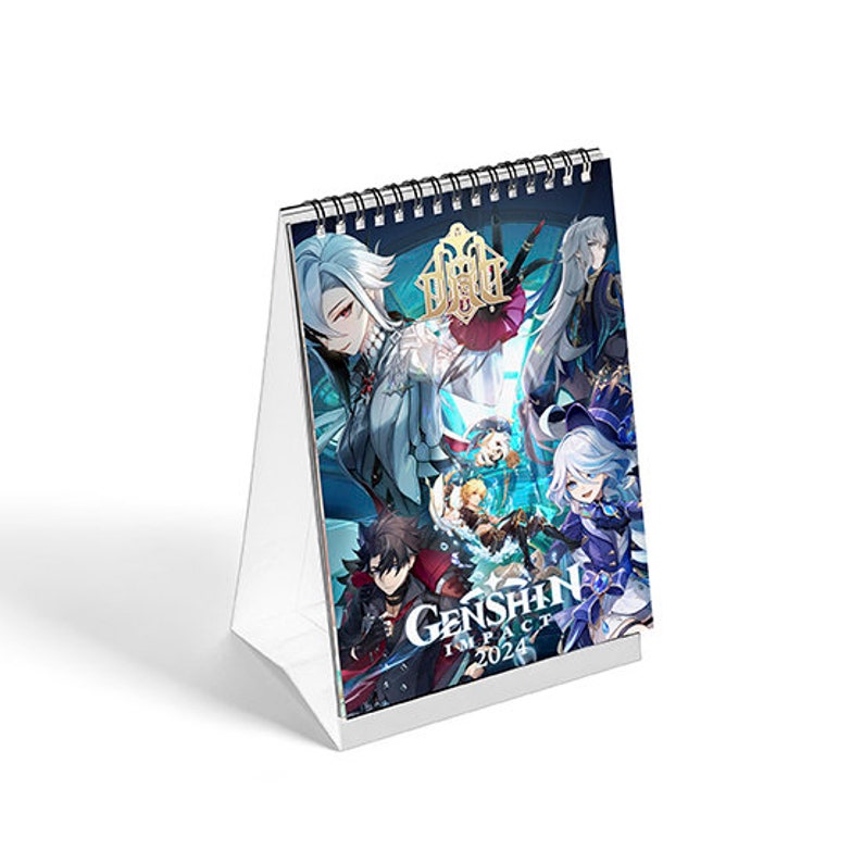 Calendar Genshin Impact 2024 Fontaine Etsy Australia
