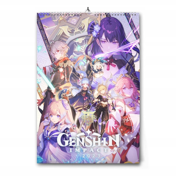 Anime 2024 Calendar Etsy