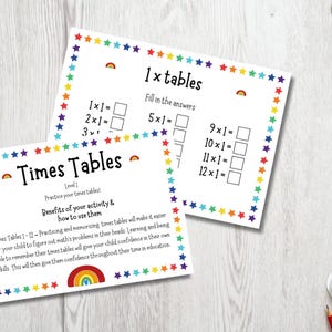 Times Table Pack