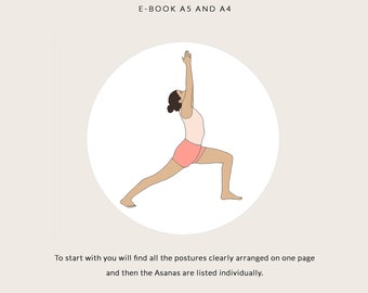 Sequenze Yoga illustrate - Sequenze introduttive I - eBook A5 e A4 / 1 sequenza e 36 asana