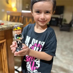 Custom Taekwondo Bobblehead Figurines, Christmas Kongfu Felmale Bobble Head Gift, Personalized Sports Bobblehead, Create Your Own Bobblehead