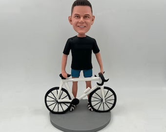 Individuelle Radfahrer Figur: Fahrrad Figur, Geburtstagsgeschenk für Radsport Liebhaber