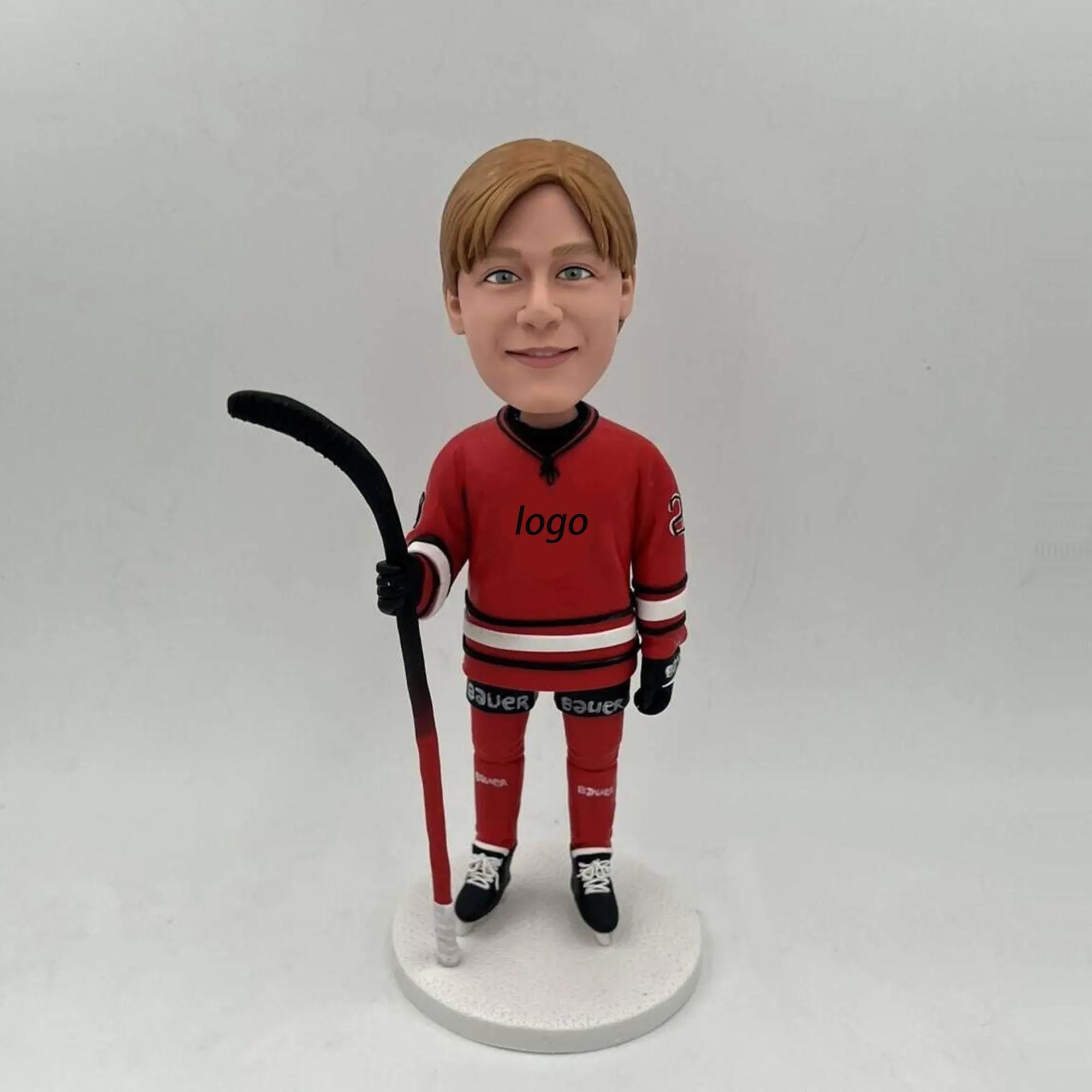 Custom Bobblehead Hockey Player, Custom Hockey Player Bobbleheads, Create Your Own Hockey Player Bobblehead, Gift For Young Hockey Players