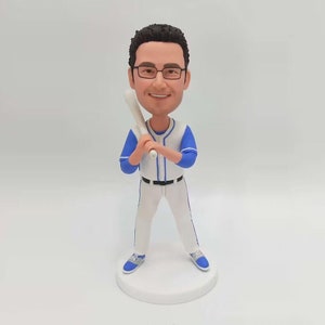 Custom Baseball Bobbleheads, Bobblehead Baseball Players, Bobbleheads Baseball Catcher, Best Gift For Young Baseball Player