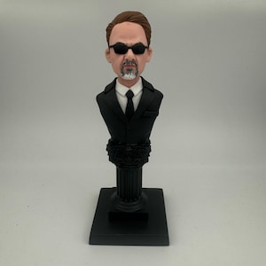 Custom Bust Figurine: Handmade Polymer Clay Miniature Statue
