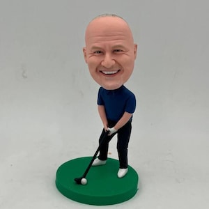 Custom Golf Bobblehead, Personalized Golf Gifts For Him, Unique Golf Gifts For Him, Custom Boss Gifts For Golf lovers, Gifts For Golfers