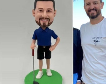 Custom Golf Bobblehead, Personalized Golf Gifts For Him, Unique Golf Gifts For Him, Custom Boss Gifts For Golf lovers, Gifts For Golfers