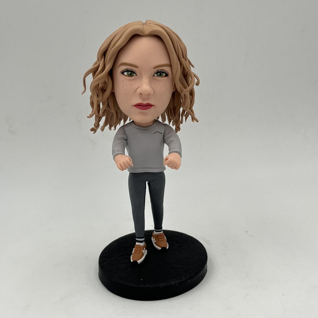 人形 Bobble Head Doll KindiKidsMinisPearlinaPoseable