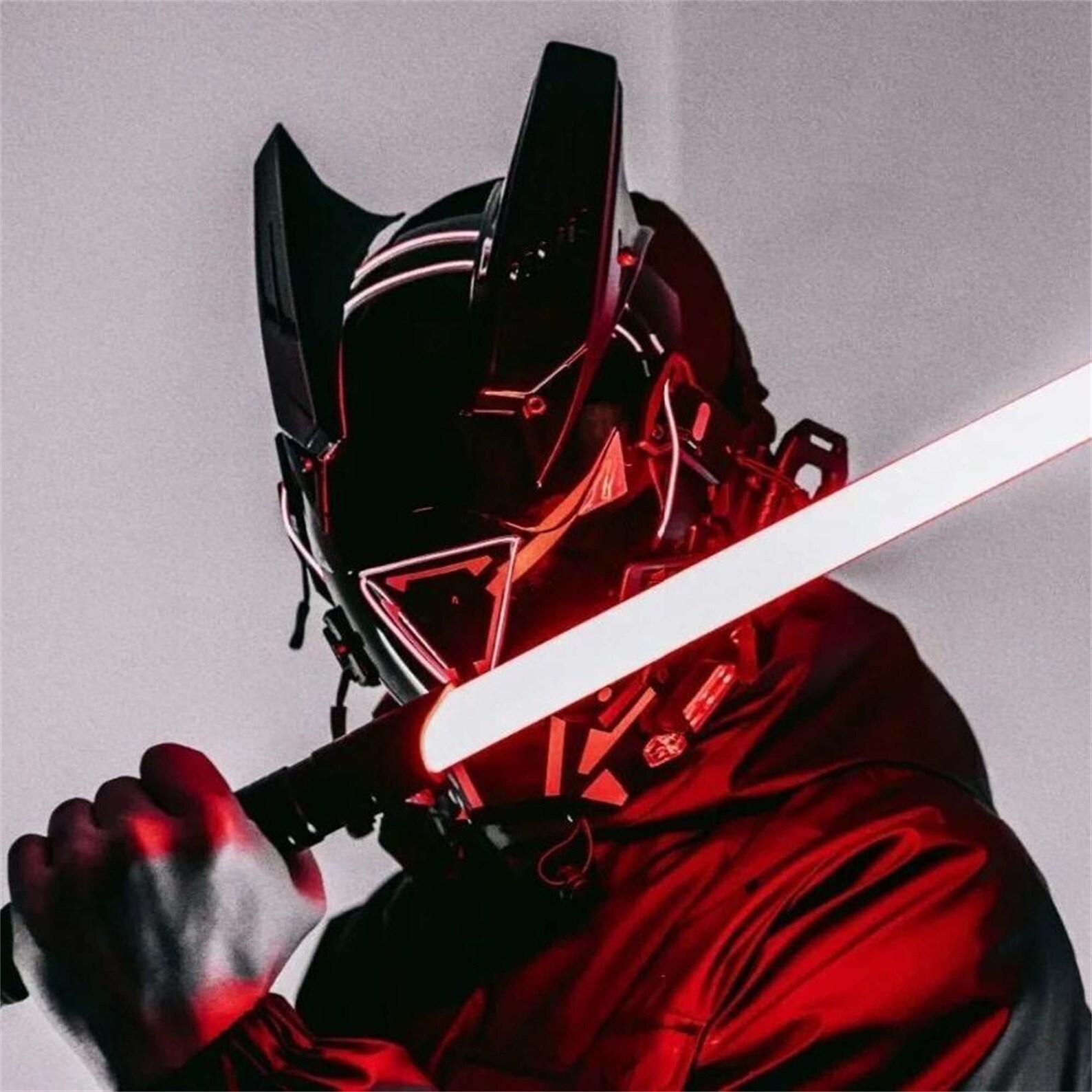 Cyberpunk Mask Cyber Mask Samurai Helmet Tactical Helmet Etsy